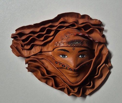 Handgefertigte ledermaske - handgefertigte,