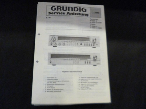 Original service manual - original,
