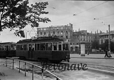 Foto Straßenbahn in Leipzig Neuabzug vom Negativ DDR 50er