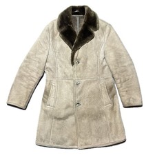 Lammleder Velour/Pelz Mantel Herren Echt Leder Lammfell, Top Zustand, Gr. 54