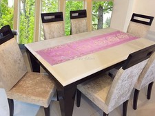 Dekorative Brokat Tischläufer