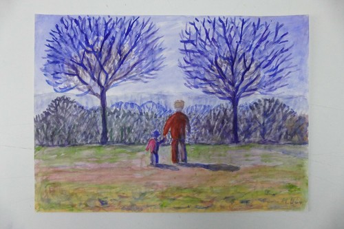 Wilhelm klußmann aquarell - wilhelm,