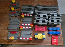 Lego Duplo Eisenbahn Konvolut: Schienen, Weichen, Loko, Zubehör