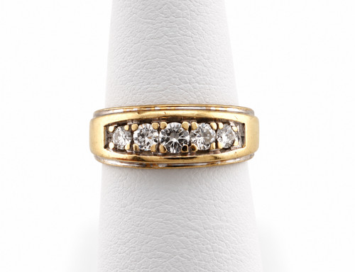 Vintage feature ring 14k - ring,