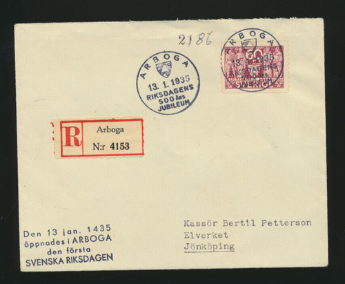 Schweden recobrief 1935 aus - schweden,,