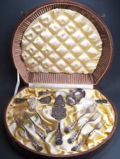 Besteckkasten Hildesheimer Rose - 10-tlg. Kaffeebesteck im Originalkarton, Punze