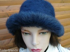 Damen Hut Angora kuschelweich elegant Glockenhut Damenhüte Damenmütze Strick