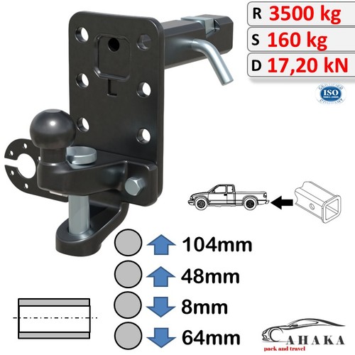 Ahk adapter maulkupplung - ahk-adapter, mit