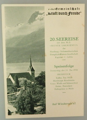 Postkarte speisekarte hamburg - speisekarte,