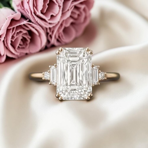 14k gelbgold smaragd - gelbgold, kt