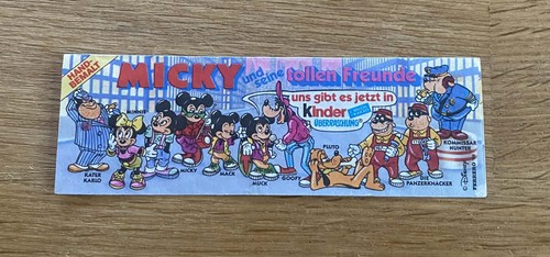Beipackzettel micky und - -,