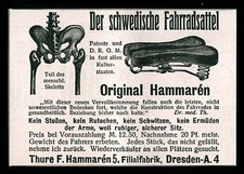 Alte Werbung Reklame 1909 Der