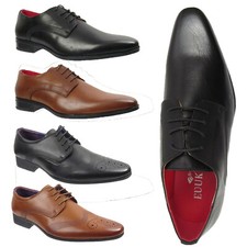 Herren Kunstleder Derby