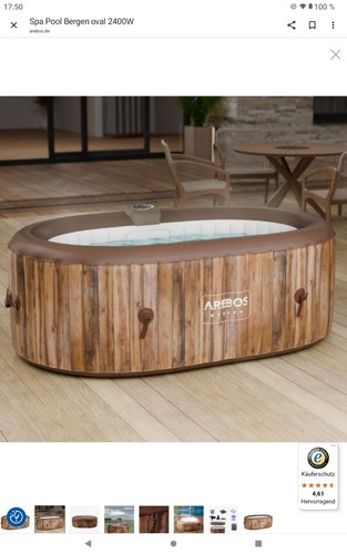 Arebos bergen whirlpool oval - bergen,