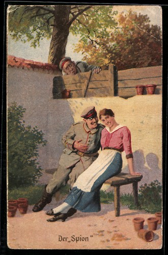 Künstler arthur thiele - künstler-ak,