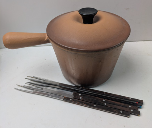 Vintage creuset fondue set - creuset,