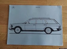 Mercedes W123 300 TD - PROSPEKT (Januar 1979) englisch USA