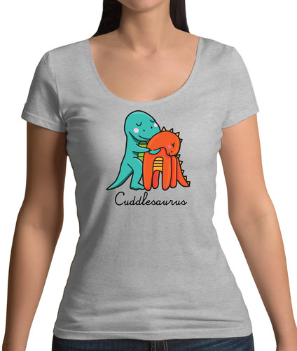 Cuddlesaurus damen rundhals - cuddlesaurus,