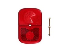 Rücklichtkappe eckig, rot -