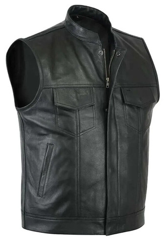 Biker lederweste kutte herren - kutte,