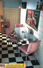 WO-24 Set US Diner Tisch 3