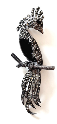 Silber brosche vogel - brosche, °