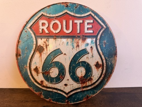 Route usa werbeschild - 66,