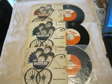 3x 7" Single The Beatles