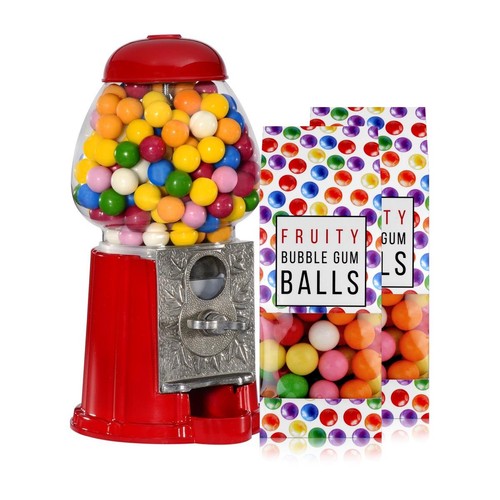 Fruity bubble gum balls - 2x,
