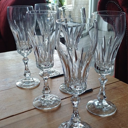 6er set sektgläser aus - set,