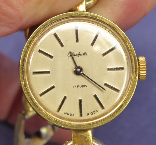 Gub glashütte damenuhr gold - -,