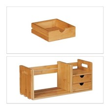 Schreibtisch Organizer Bambus