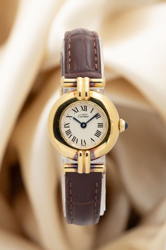 Cartier colisee vermeil 25mm - cartier,