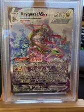 Pokémon Rayquaza VMAX 218/203 Evolving Skies Alt Art PSA 8 Deutsch Drachenwandel