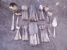 Elegantes Silberbesteck Rokoko