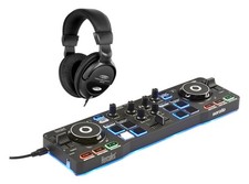 Hercules DJ Control Starlight Controller Set USB Audiointerface 2 Deck Kopfhörer