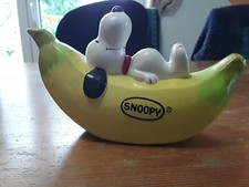 Snoopy Peanuts Spardose Banane 17cm Gelb 1966