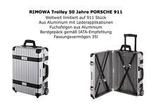 Limitierter RIMOWA Cabin Trolley 50 Jahre PORSCHE 911 -selten benutzt-