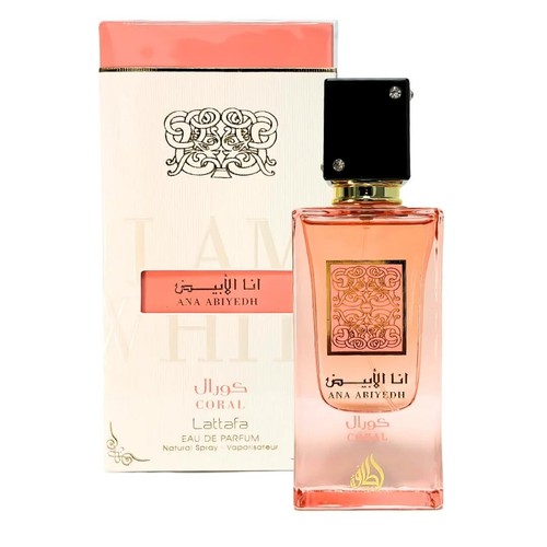 Lattafa ana abiyedh coral eau - abiyedh,