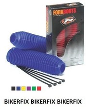 PASST KAWASAKI KMX125 KMX 125 KMX200 BLAU GABELSTIEFEL GAMASCHEN PROGRIP MEDIUM