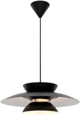 Nordlux Pendelleuchte Hängelampe Carmen E27 schwarz Ø 45cm klare und weiche Lini