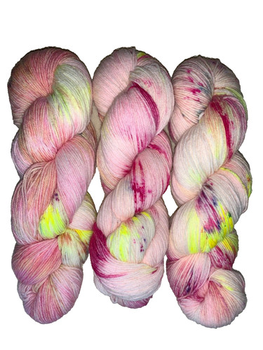 100 handgefärbte merino - g,
