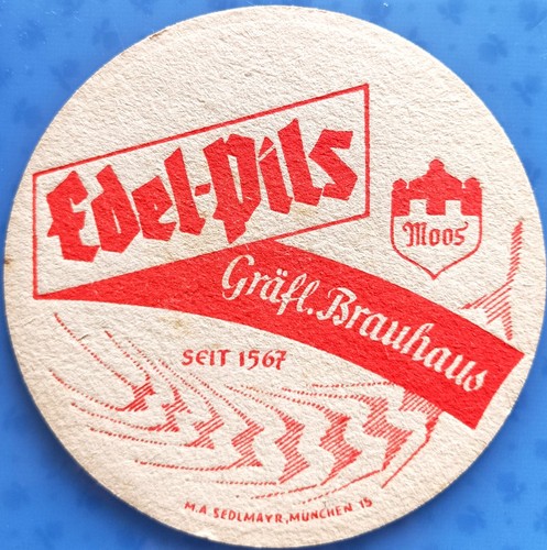 Alter bierdeckel edel pils - bierdeckel, edel-pils