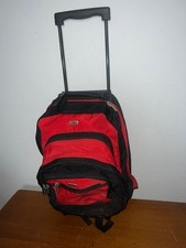 Einkaufs Trolley rot abnehmbarer Rucksack rollbar wenig genutzt Kindgerecht