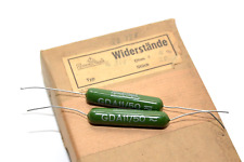 2x Vintage Leistungs-Widerstand von Rosenthal Typ GDA11/50, 300 Ohm / 15 W, NOS