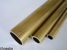 Messing Rohr Rundrohr ab Ø 4x0,5 mm - Ø 40x2,0 mm wählbar, Länge bis 1000 mm