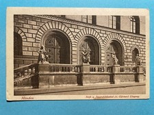 Alte AK von München, Hof- und Staatsbibliothek, Eingang, nicht gelaufen