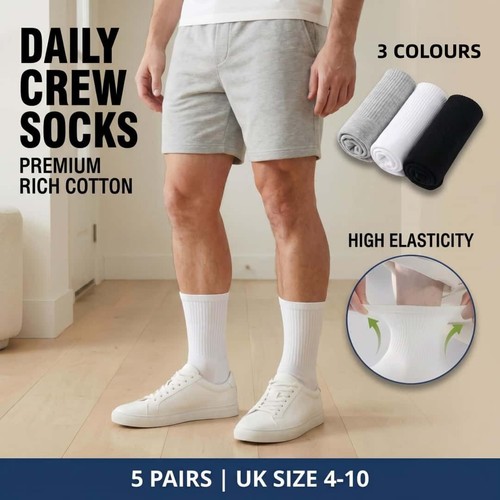Paar crew herrensocken - 5, crew-herrensocken