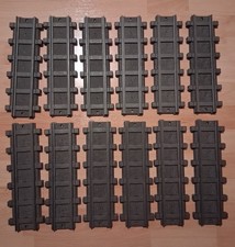 Playmobil Eisenbahn - 12x gerade RC Schienen 4384 + 12x Verbinder gebraucht