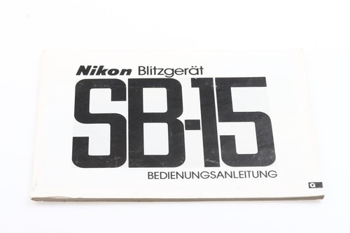 Nikon speedlight 15 - speedlight, sb-15